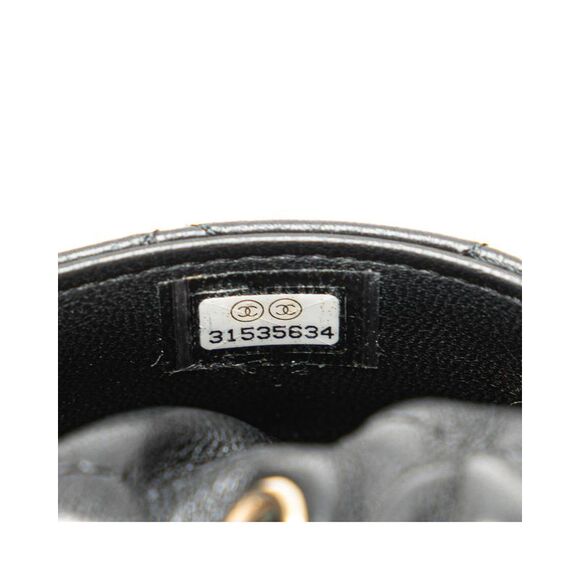 Pre Loved Chanel Micro CC Quilted Calfskin Drawstring Bucket Bag - Picture 7 of 8